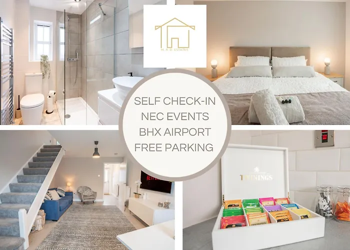 Stunning Abode 5 Min From Nec & Bhx, Pets Allowed